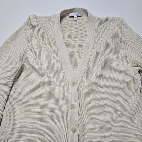 Toccin Long Line Beach Cardigan Long Sleeves V-neck Size M - Picture 4 of 15